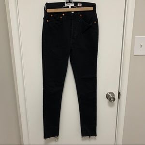RE/DONE Jeans Comfort Stretch High Rise Ankle Crop